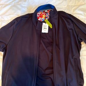 Black Robert Graham Classic fit light jacket new with tags